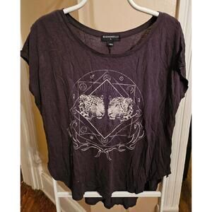 Signorelli Women's Sleeveless T-Shirt - leopards and symbols - Large - EUC